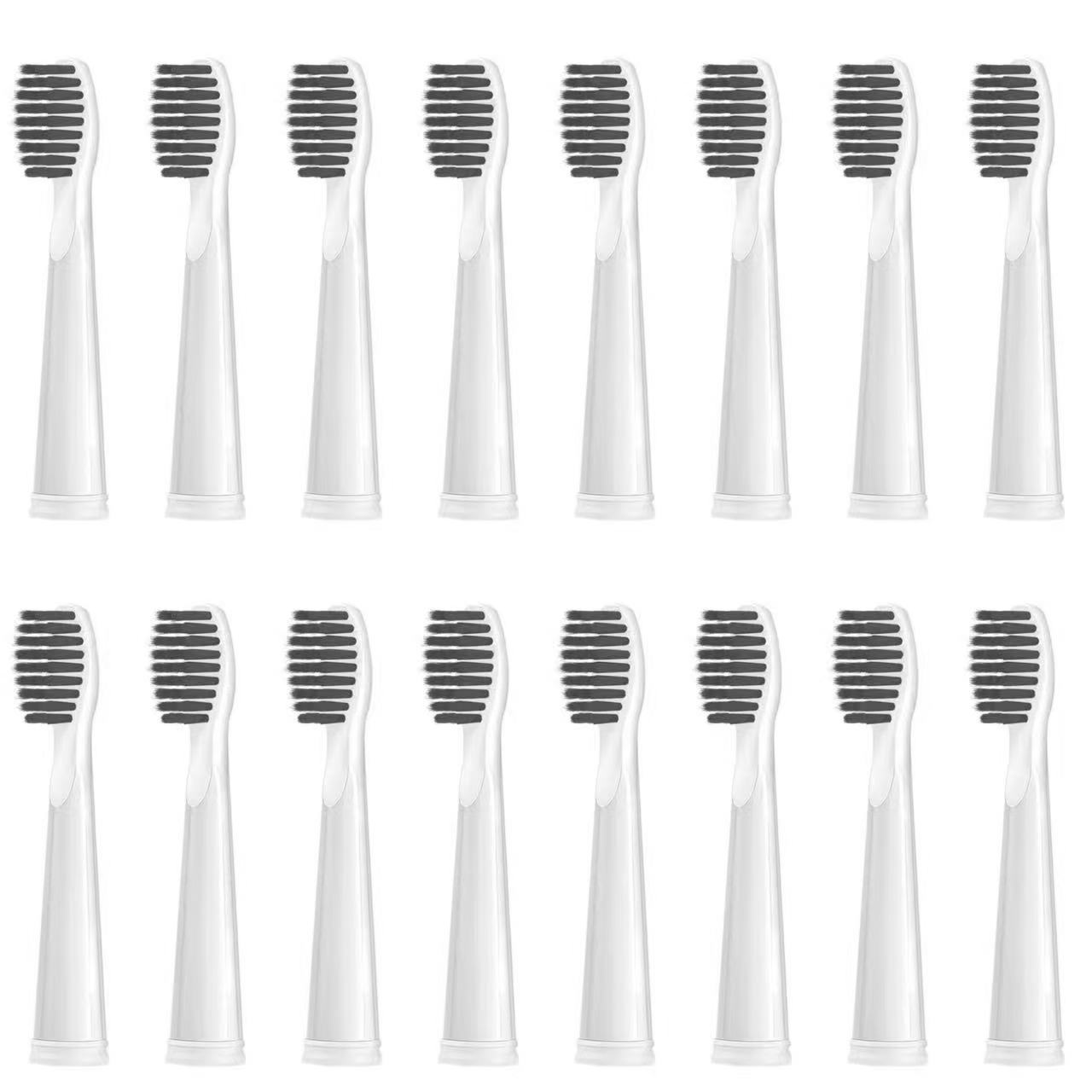 Têtes de rechange pour brosse à dents électrique, compatibles avec SEAGO SG910/507/958/515/949/575/551,4/8/16 pièces: YELLOW
