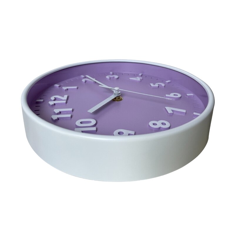 Warminn Wandklok, radiogestuurd, geruisloos, zonder tikkende geluiden, 30 cm, kwarts, batterij, groot, gemakkelijk te lezen, voor kamer, thuis, keuken, woonkamer, slaapkamer, kantoor, school (zilver