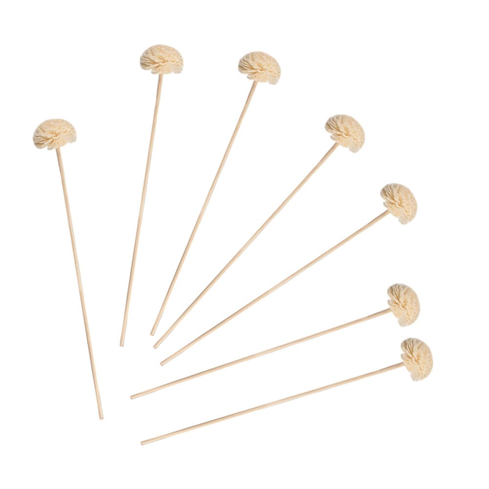 Varillas de aromaterapia sin cables, palos difusores de aceite aromático de simulación de flor, 10 Uds.