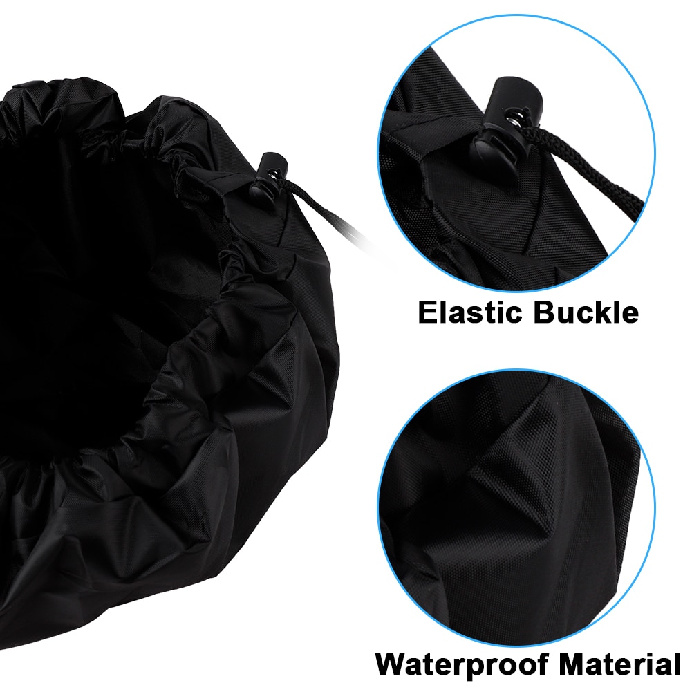 Universal Surfing Wetsuit Change Mat/ Waterproof Nylon Carry Bag Black Storage Changing Mat Wetsuit Handle Straps Surf Bag