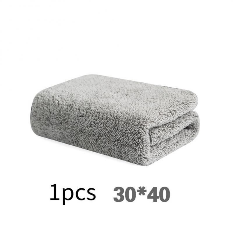 Carvão de bambu engrossado super absorvente pano de prato cozinha anti-graxa pano de limpeza de microfibra panos de limpeza acessórios ferramentas: 1pc 30x40cm