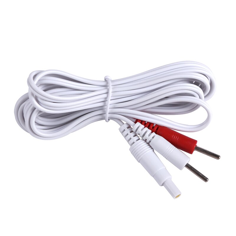 1/2 Stuks Elektrode Kabel Geleidende Draad 2.5Mm Voor Elektrode Pad Digitale Tientallen Machine Elektrode Pad Elektrode Lood draden