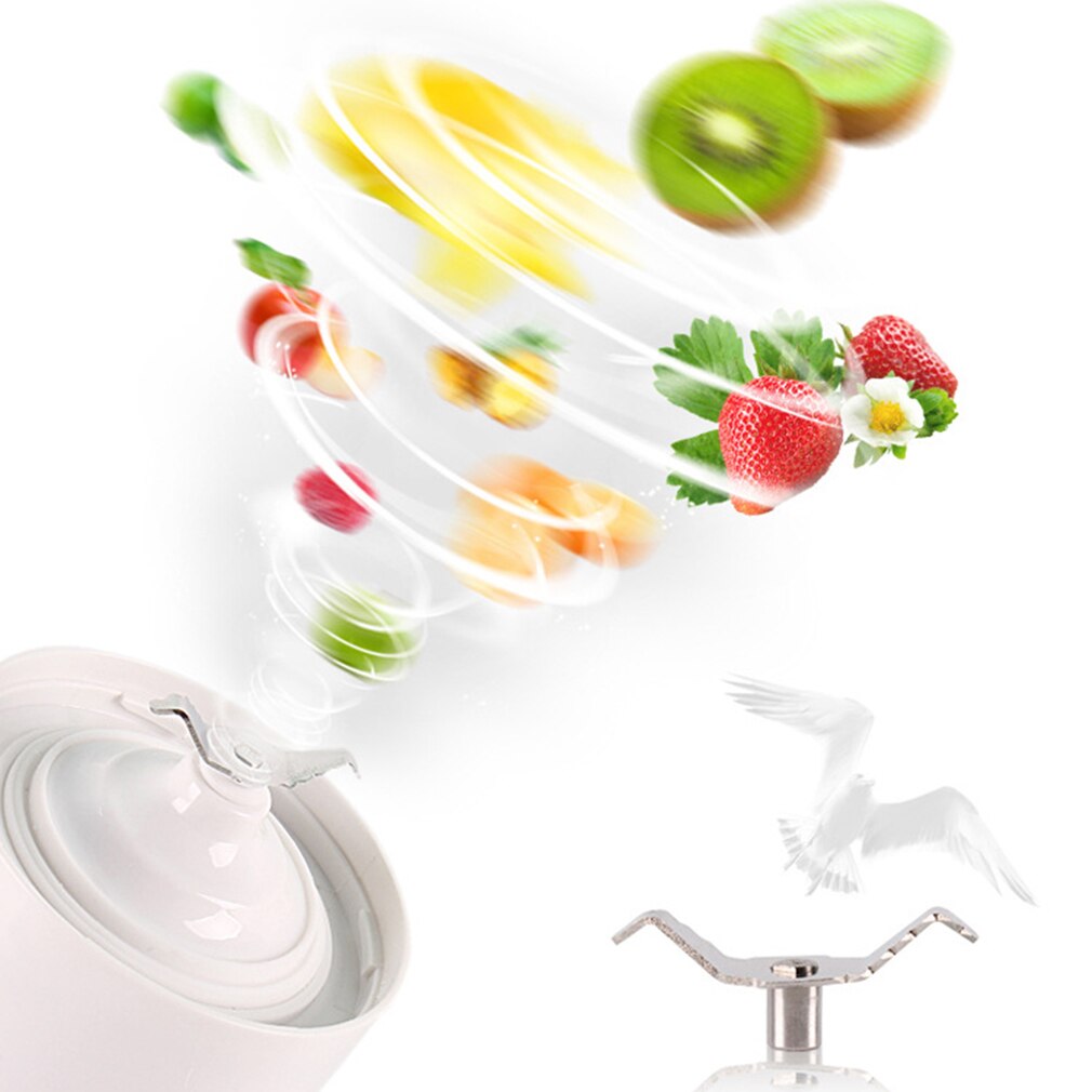 Draagbare Size Tweede Generatie Elektrische Fruit Groente Juicer Draadloze Led Indicator Oplaadbare Juice Extractor Juicer Cup