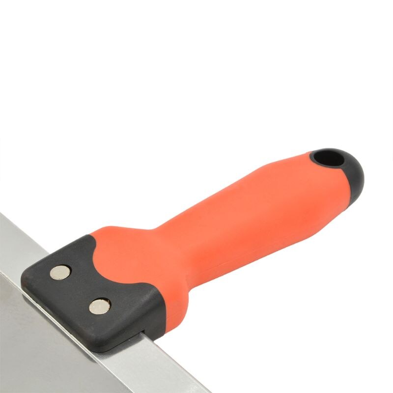 6/8/10/12 Inch Stainless Steel Putty Knife Taping Paint Scraper Broad Blade with Plastic Ergonomic Handle for Wall Floor Tile En