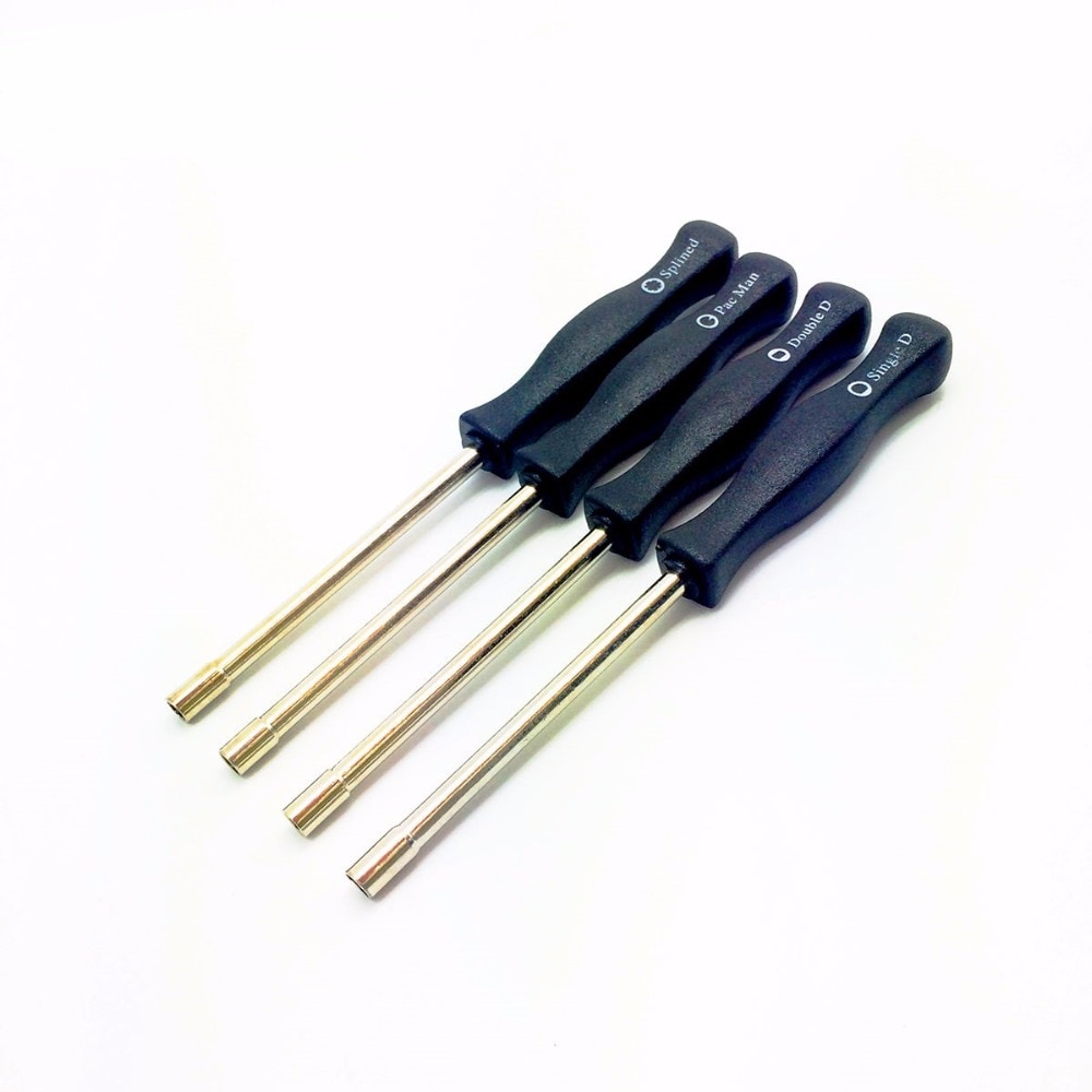 4 Uds destornillador para carburador herramienta de ajuste para Husqvarna Stihl Ryobi Homelite Zama Walbro cadena Poulan Trimmer