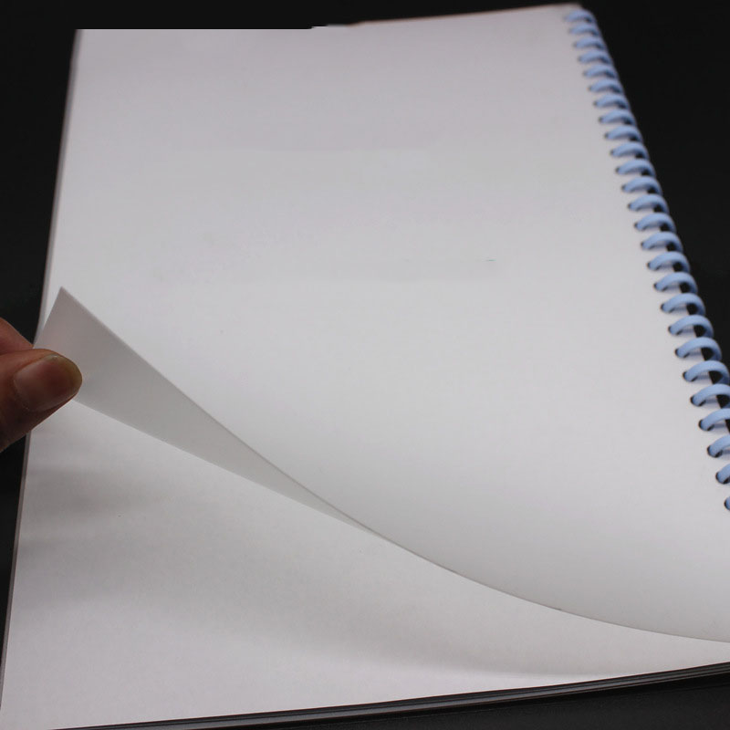 A5 B5 A4 PVC Transparent Notebook Covers Loose leaf Notepad Planner Cover For Office Matte Daily Memos Clip Plastic Paper Cover