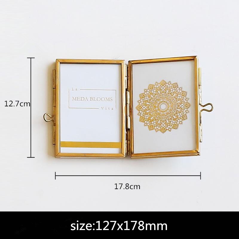 Guldram heminredning fotoram koppar tavelramar klubbdekor 5 tum 6 tum 7 tum: 127 x 178mm