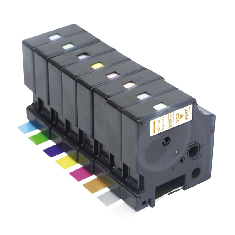 Ruban d&#39;étiquettes Flash pour imprimante, 8 paquets de 12mm, pour DYMO LM-150 160 LM-210D LM-280 LM-350 LP-150 LP-350 PL200: Default Title