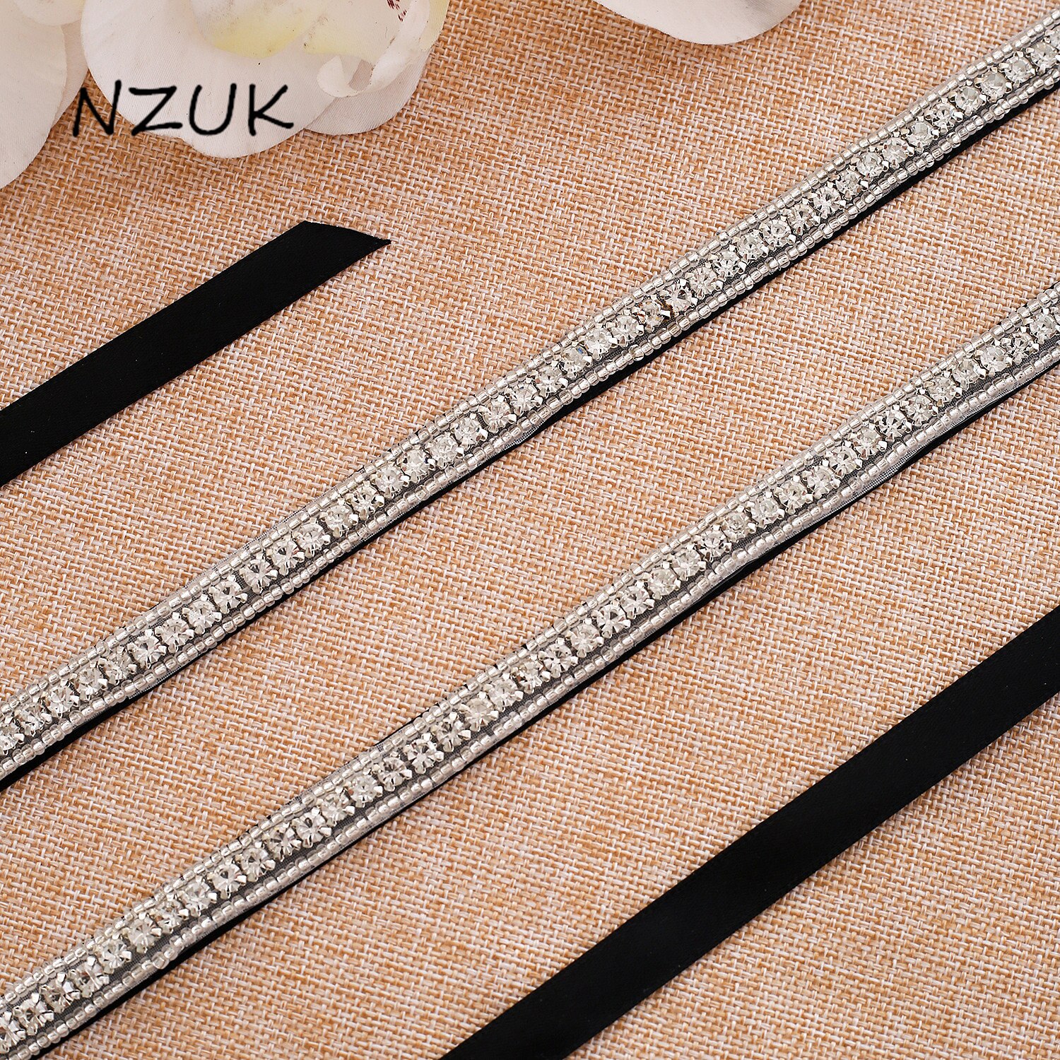 Diamant mariage ceinture femme cristal ceinture fait à la main argent strass mariage ceinture ceinture pour robe de mariée Y117S
