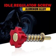 2X For PWK Carburetor Air Fuel Mixture Idle Speed Adjuster Screw 21mm-34mm Carb Red Idle Speed Adjustment Screw