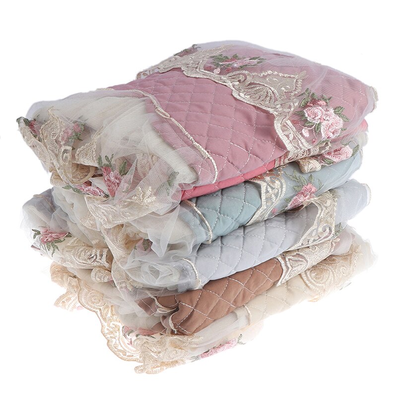 Lace Ruffle Floral Washing Machine Dust Cover Protection Front Durable Soft Home lace proof Case Washing Machine Protective Dust