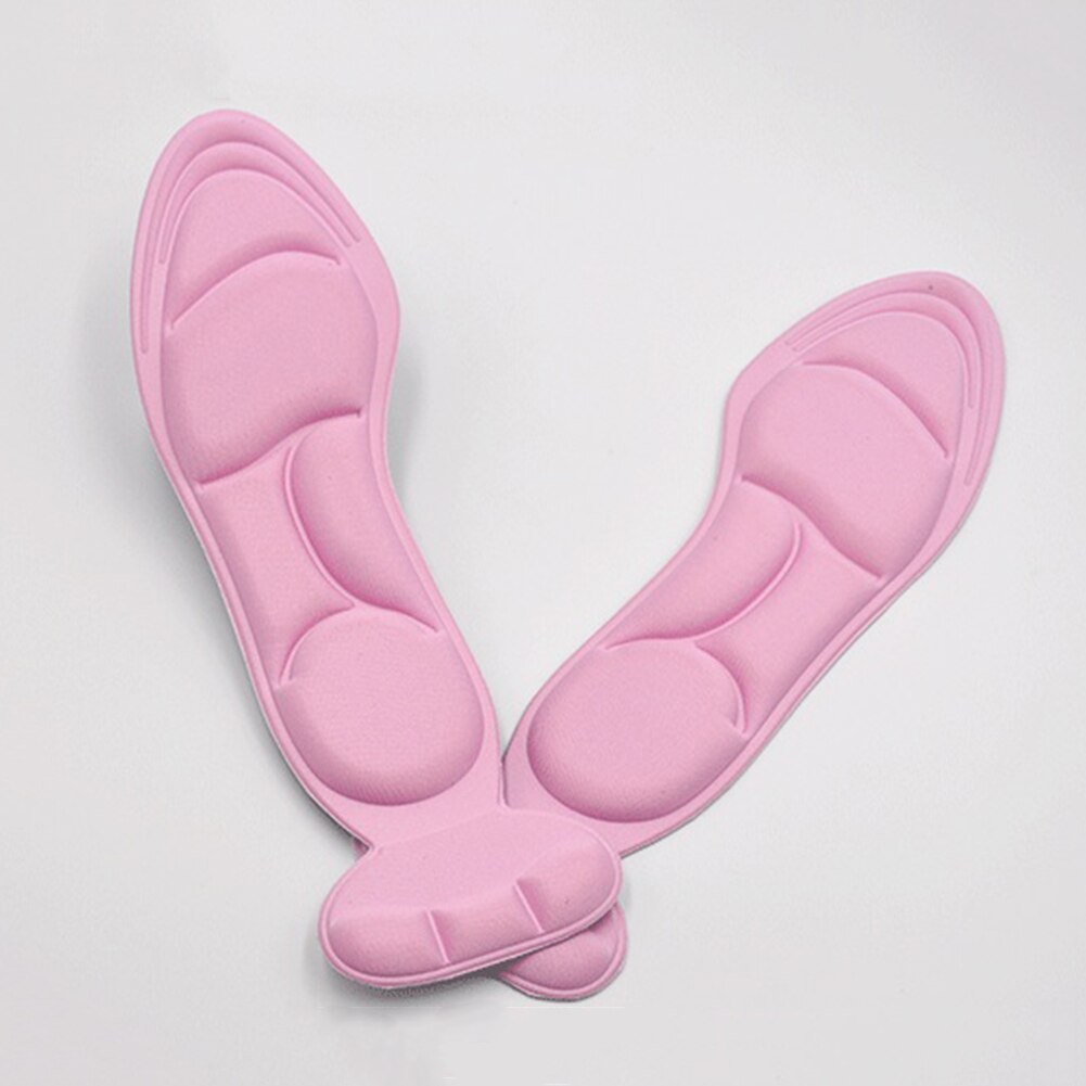 Dam innersula pad andas halkskydd inlägg högklackat inläggsdyna fot hälskydd skor tillbehör förtjockningsmassage: Rosa