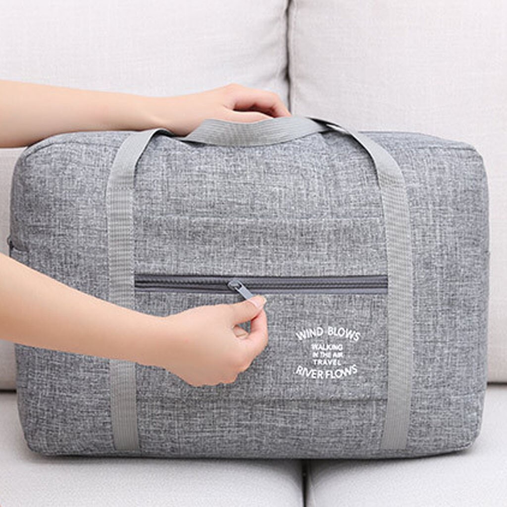 Sacs de voyage Oxford imperméables pour femmes et hommes, sac de sport de grande capacité, organisateur de voyage, sacs d'emballage Cubes, sac de week-end