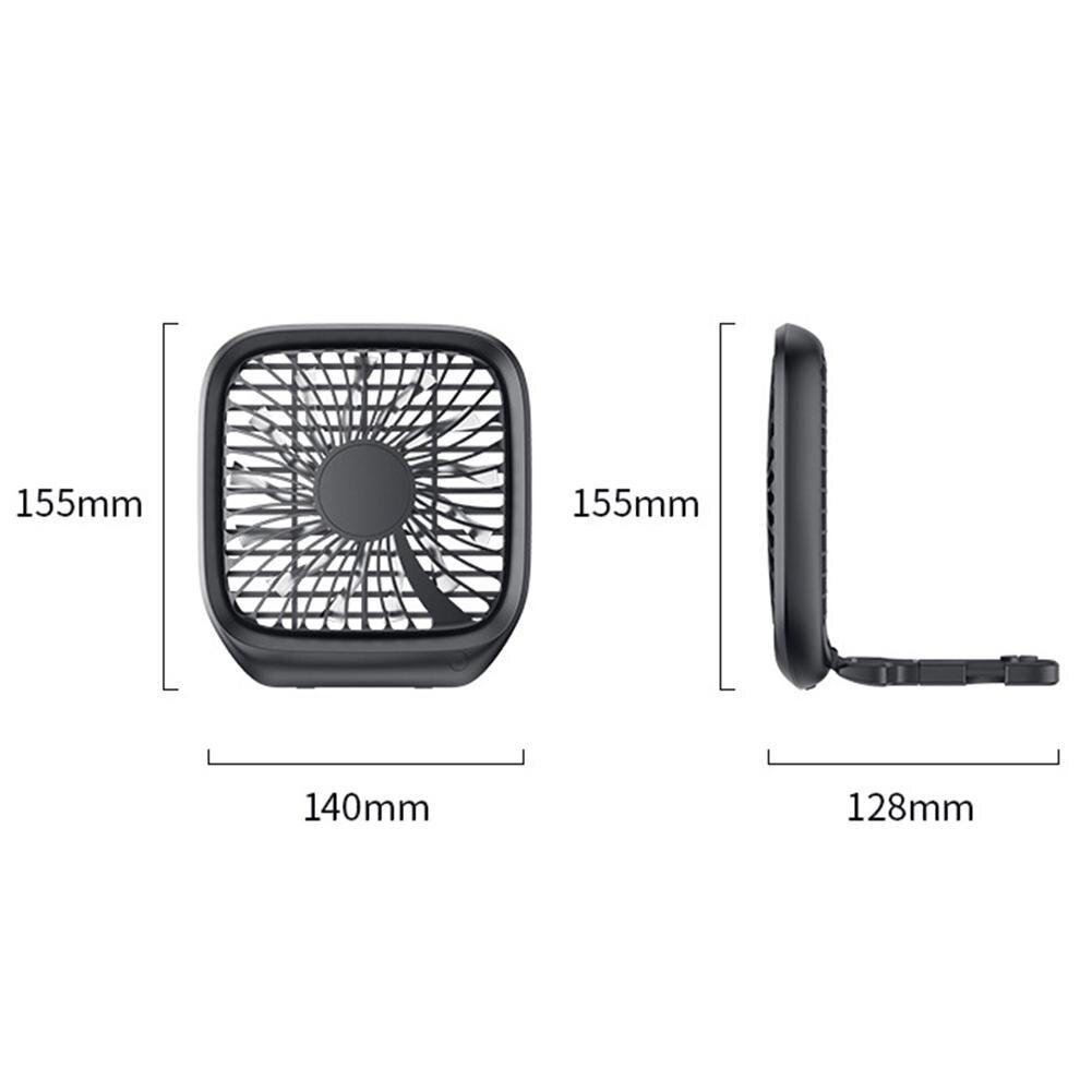 Ventilador de asiento trasero de coche, kit de ventiladores de verano, silencioso y portátil, con protección para los dedos