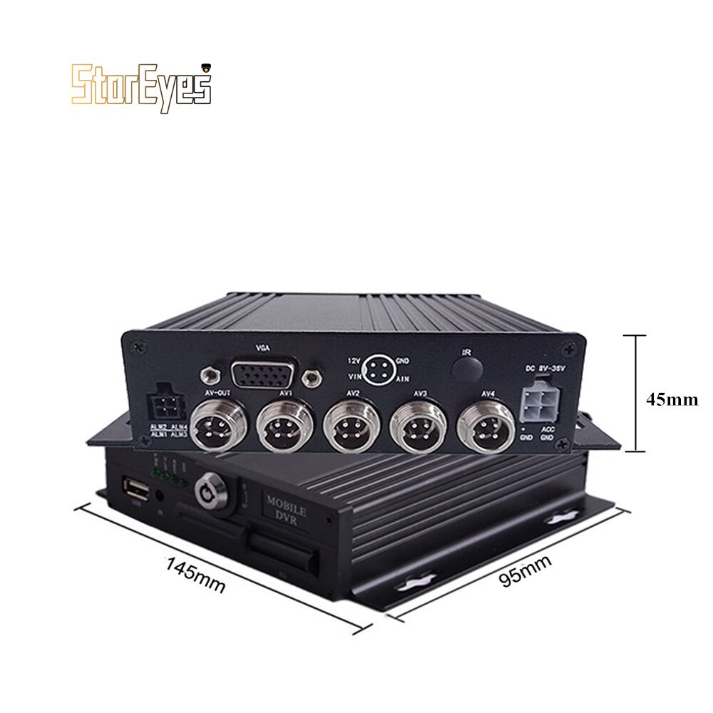 Channels H.264 SD Card Mobile DVR