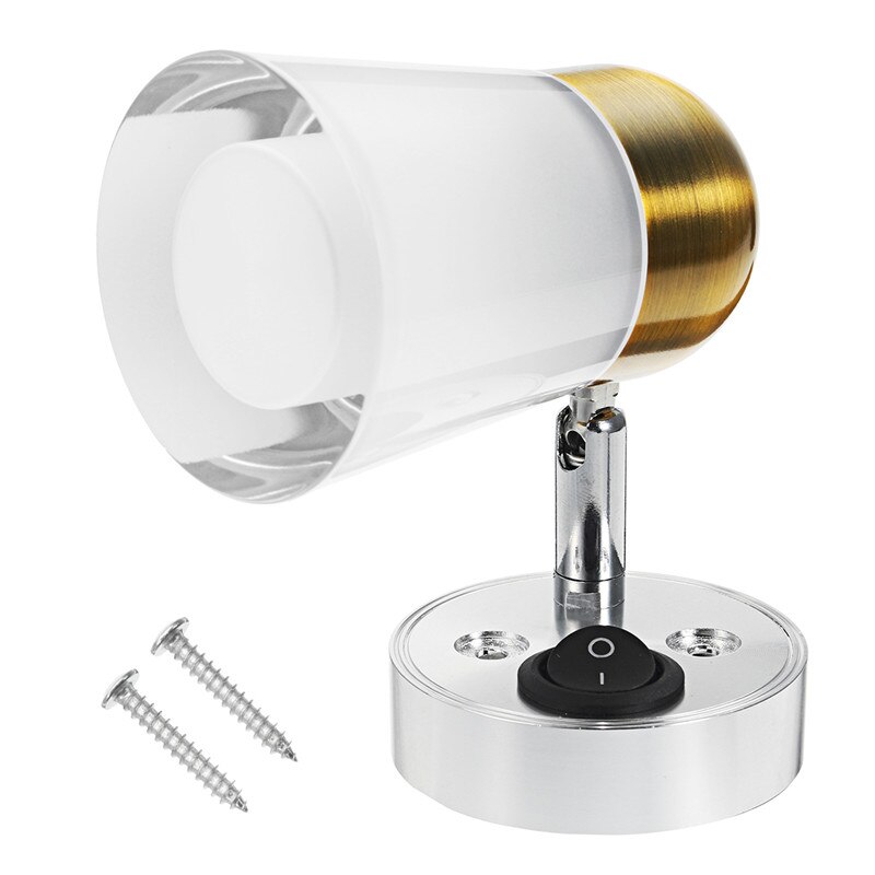 12V LED Downlight 3W Round Recessed Lamp Led Bulb Bedroom Kitchen Indoor LED Spot Lighting Camper Caravan RV Lamp