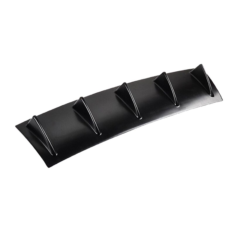 YOLU-difusor de labio para parachoques trasero, alerón tipo curvado, difusor de labio, Kit de alerón para coche: Gris oscuro
