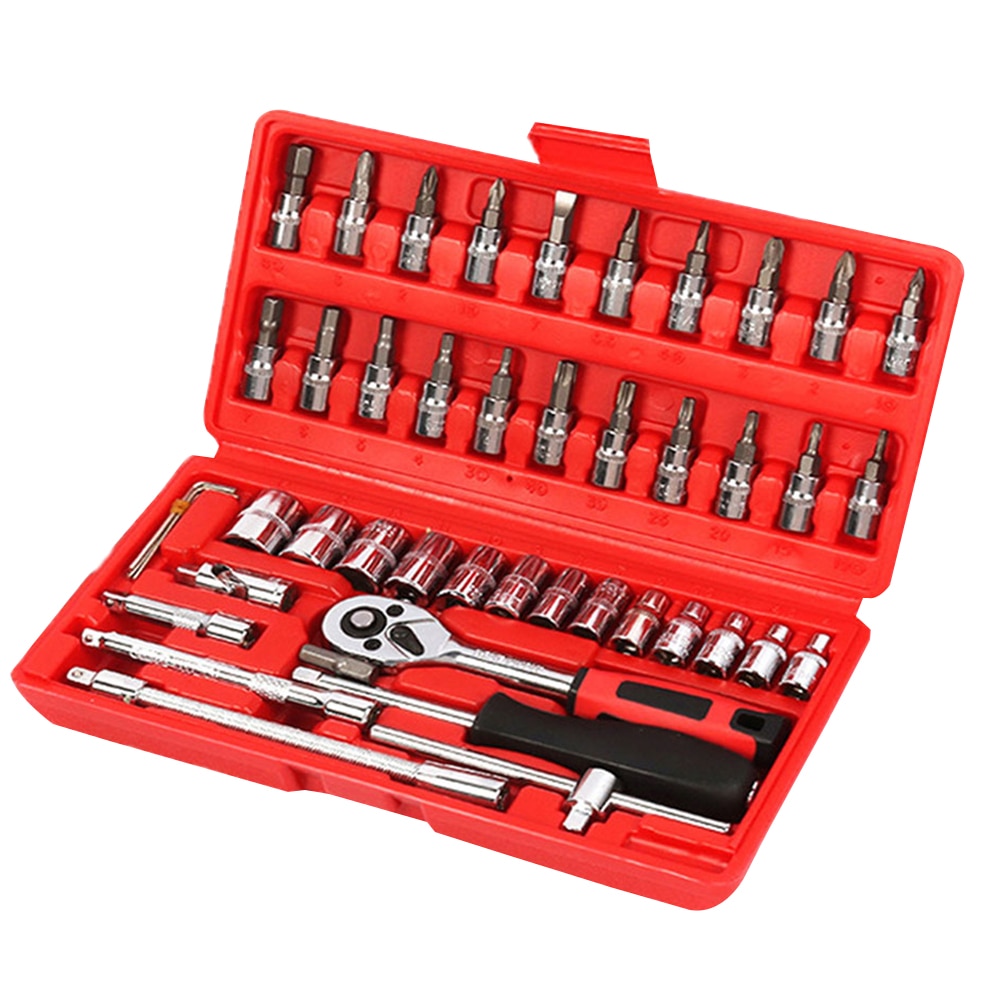 Socket Wrench Tools Key Hand Tool Set Spanner Wrench Socket Hand Tools Wrenches Garage Tools Car Wrenchs Universal Ratchet