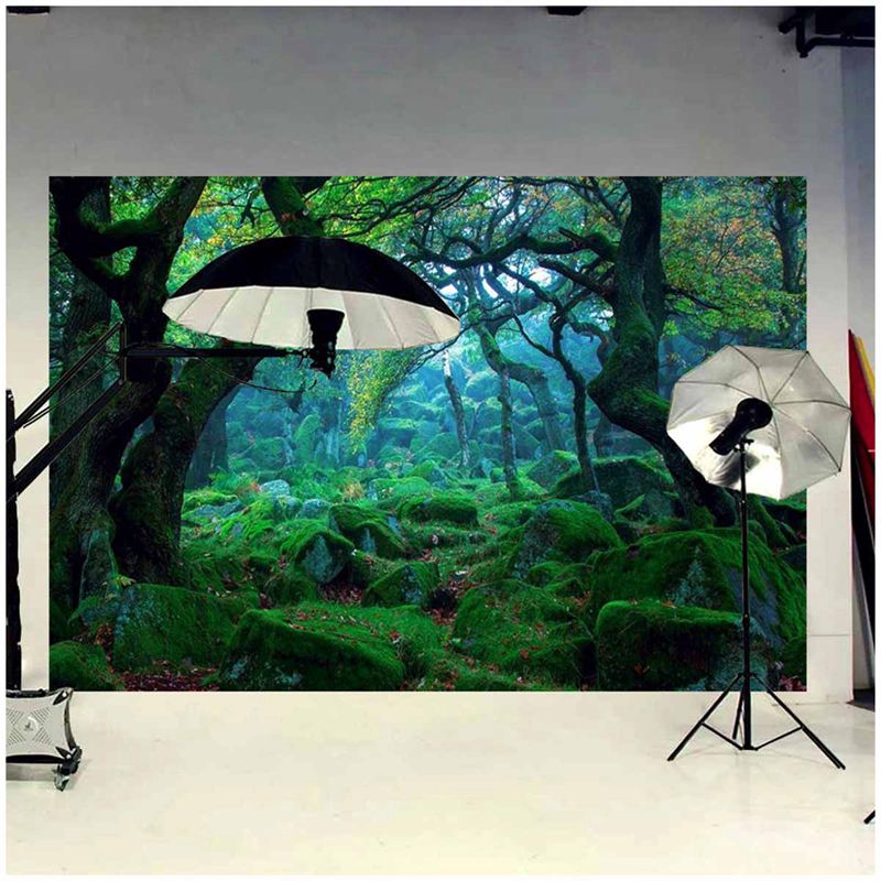 3 * 5ft Grünen Dschungel Wald Fotografie Hintergrund Studio Requisiten Foto Hintergrund