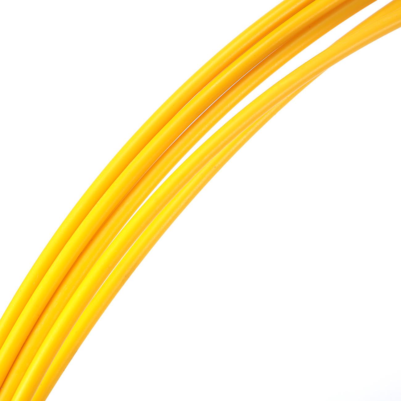 Cable Puller Fish Tape Yellow Cable Fiberglass Fish Tape Reel Puller for Telecom Electrical Wall Wire Conduit Tool 5M/15M/25M