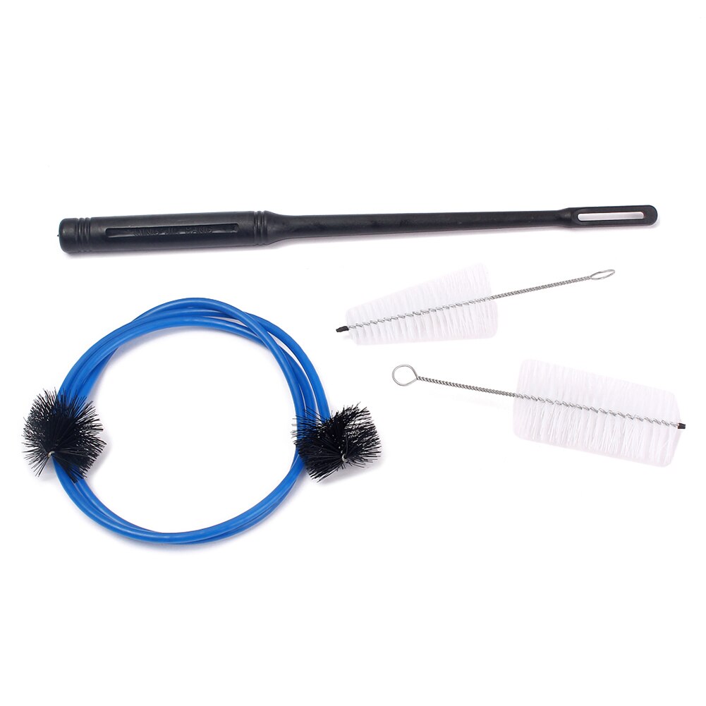 Trompet Schoonmaken Set Cornet Onderhoud Kit Snake Borstel Mondstuk Borstel Met Cleaning Rod Voor Instrument Trompet Schoonmaken Set