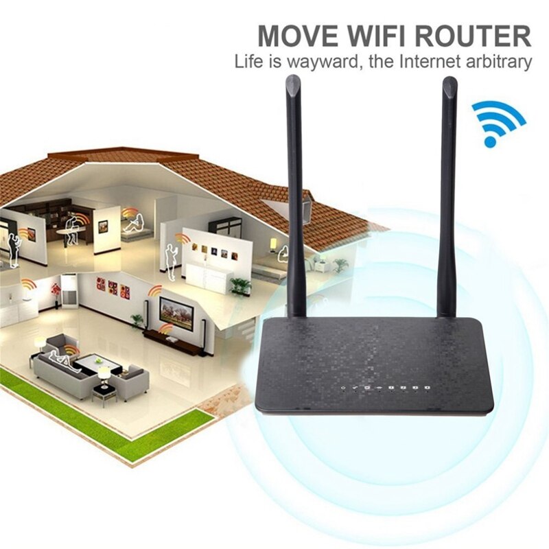 300Mbps Wireless WiFi Router 1WAN + 4LAN Ports 802.11B/G/N MT7628KN Chipset 2.4Ghz Wi-Fi Repeater Booster EU Plug