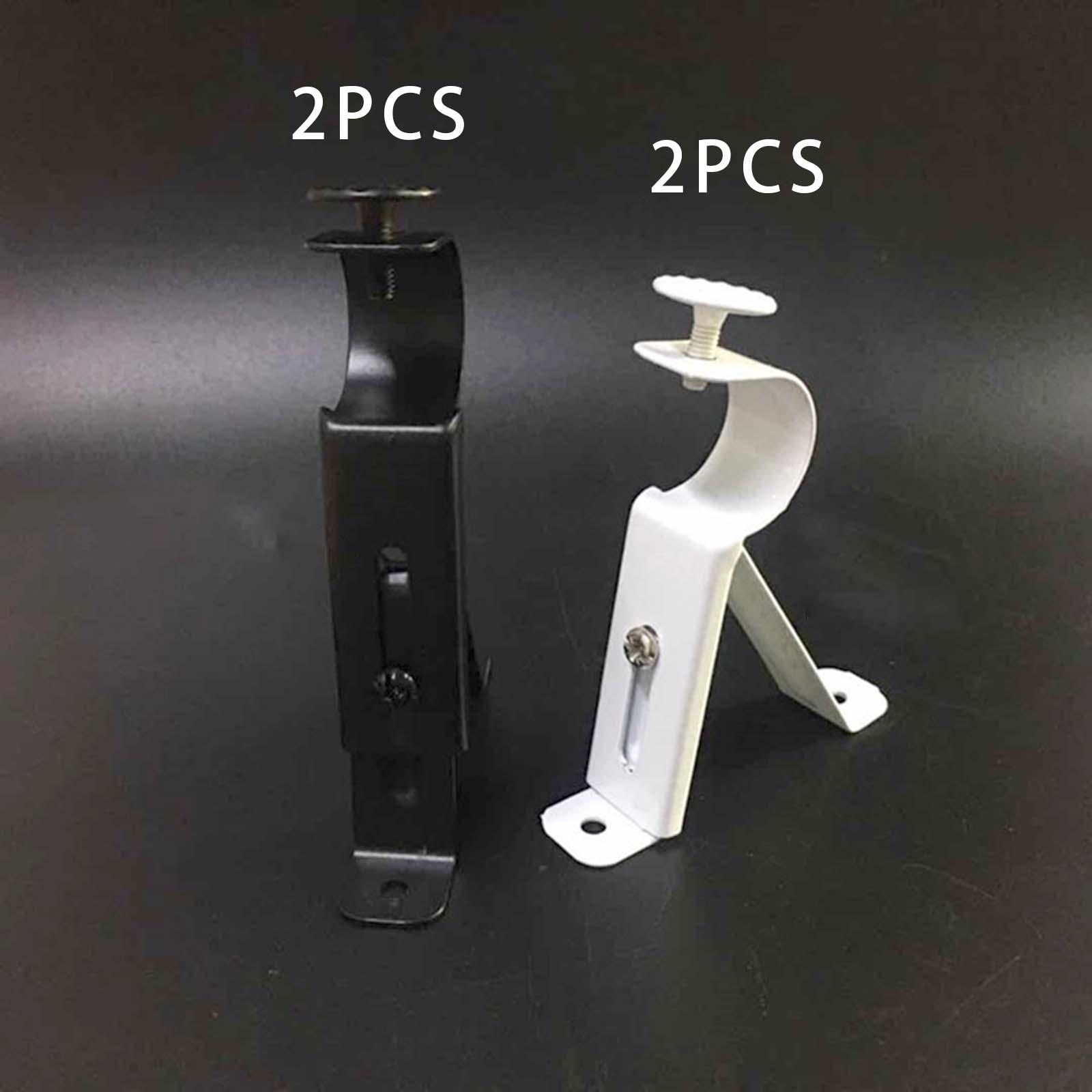 2 Stück Gardinen stangen halterungen Vorhang büGel Vorhang Halfter Hardware- Universal--Stütz gestell für 1 Zoll bis 1,1 Zoll Vorhangs tange