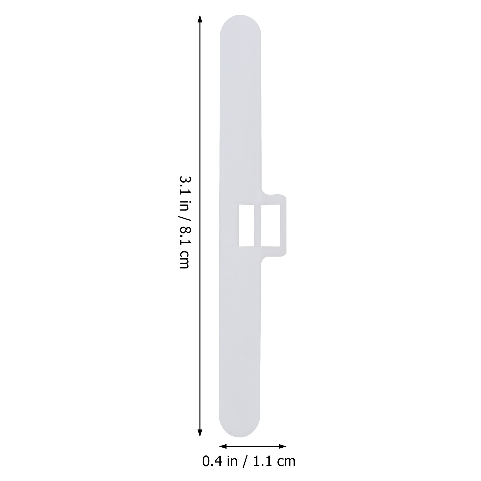 100pcs Vertical Blind Accessories Blinds Replacement Spares for Home (White)