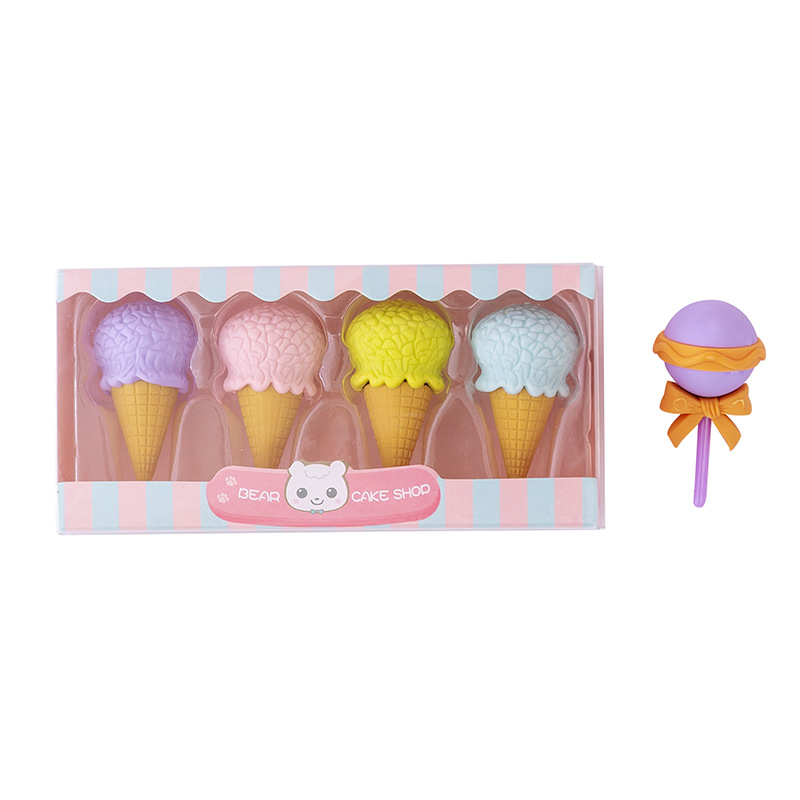 Gomme à Hamburger, Simulation de Dessert, , bande dessinée, mignon, papeterie,