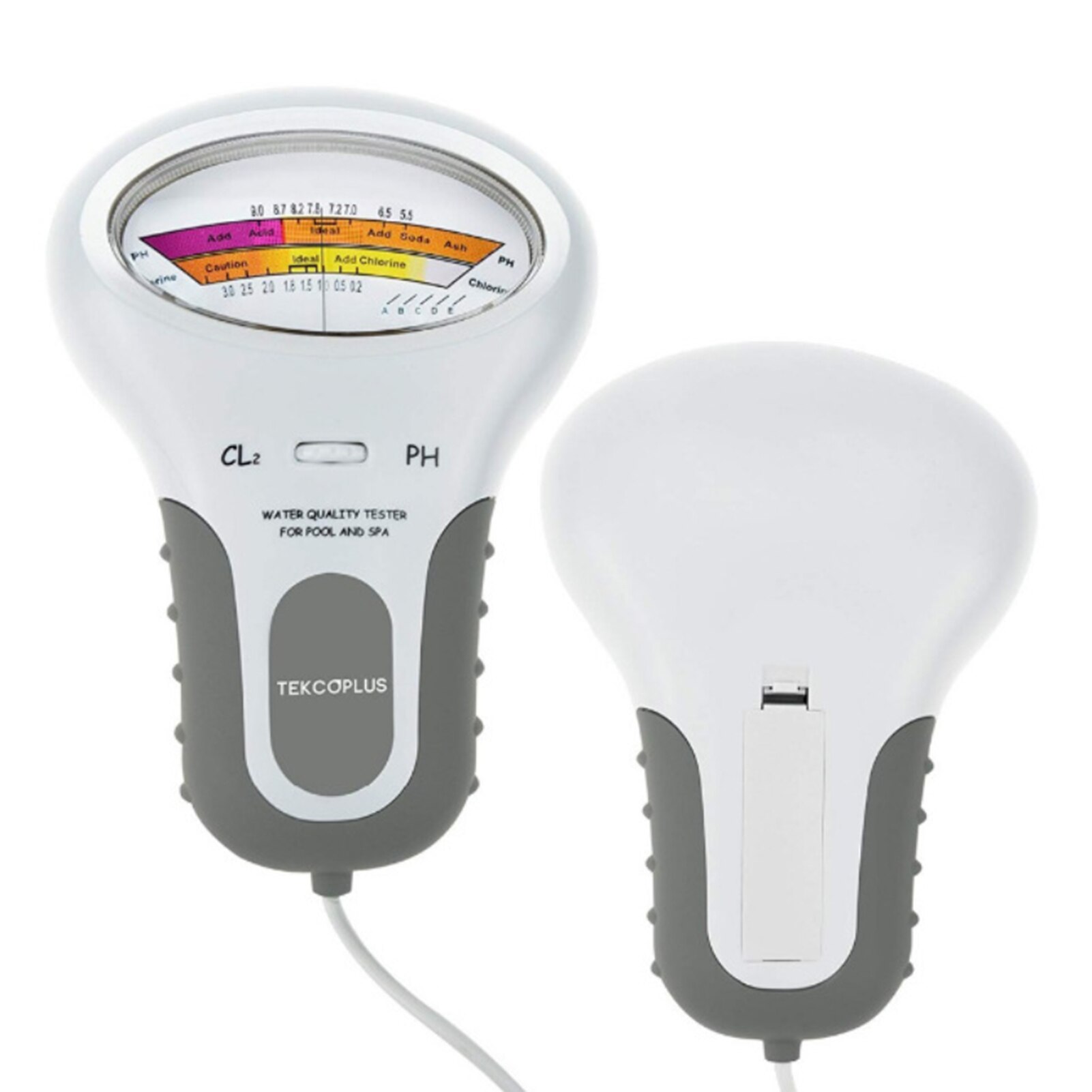 PH Tester Meter with Probe Swimming Pool PH CL2 Tester Water Portable Measuring Tool