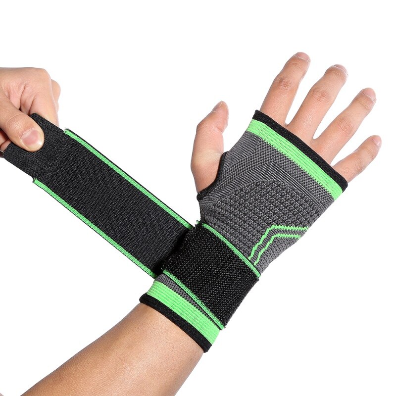 Høj elastisk crossfit bandage fitness mænds håndled håndflade støtte vægtløftning gym håndflade hånd bandage fitness træning mænd armbånd: Xl