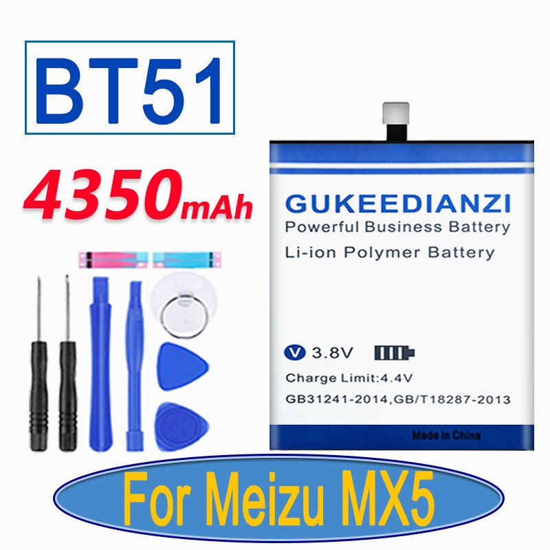 BT51 BT53 BT56 BT65M BT66 BT41 BT45A BA792 Batteria Per Meizu MX4/MX5/Mx6 Pro/Pro5/pro 6 Plus/M2 Note/Blu A5 /U10 BT710 Batteria: BT51