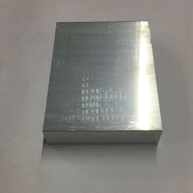 -Silver Tone Aluminium Radiator Heatsink Heat Sink 100X110X20mm