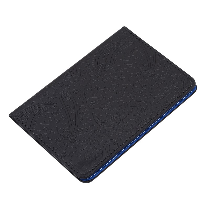 Cover Travel Passport Cover Card Case Vrouwen Mannen Reizen Creditcardhouder Reizen Id & Document Paspoort Kaarthouder pakket: black