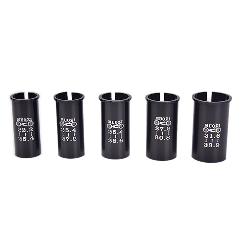 vélo tige de selle Tube tige de selle réducteur manchon adaptateur 25.4-27.2,27.2-30.8,31.6-33.9,25.4-28.6,22.2-25.4 ajuster le diamètre