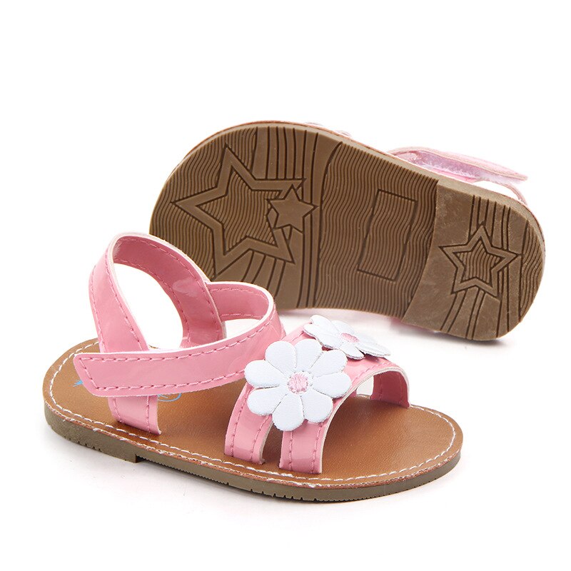 Zomer Meisje Sandalen Voor Baby Meisjes Footwear Сандалии Pasgeboren Pu Lederen Baby Schoenen Peuter Hard Rubberen Zool Kinderen Schoen