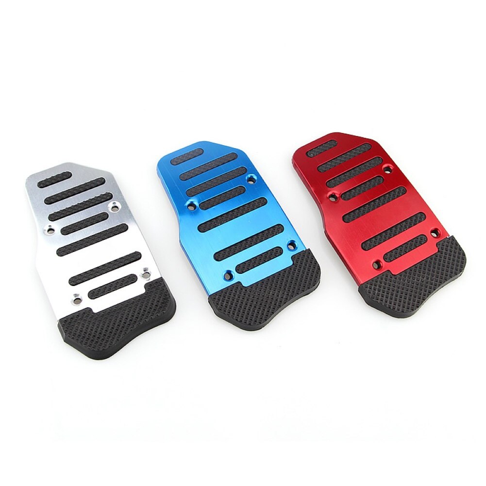 2Pcs/3Pcs Car Vehicle Automatic Manual Accelerator Brake Metal Foot Pedal Set