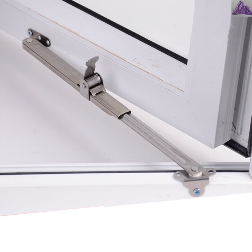 Window Security Bar Casement Window Stay Stainless Steel Security Window Latches Lock Adjustable Telescoping Wind Brace