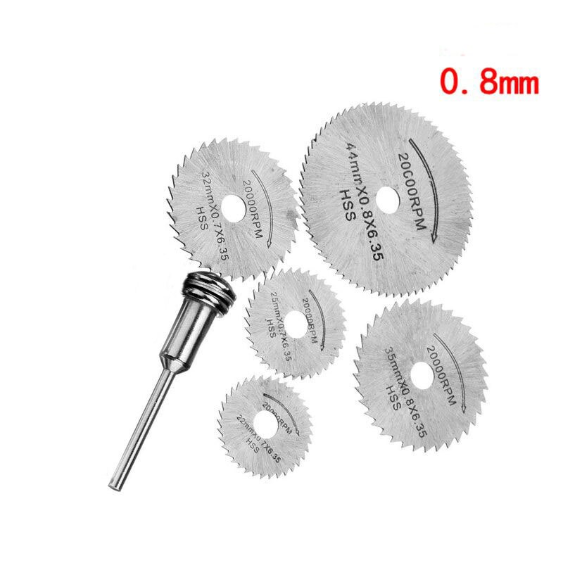 HSS Circular Wood Cutting Saw Blade Discs with 1 Mandrel for Dremel Rotary Tool For Dremel Metal Cutter Blades