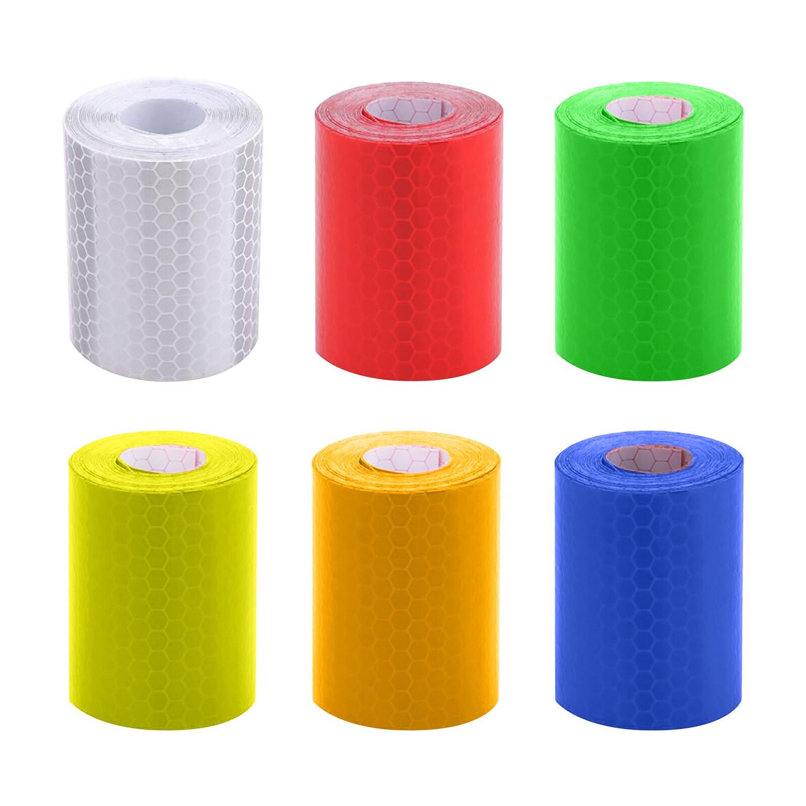 Warning Tape Strip Stickers Warning Light Reflector Protective Sticker Reflective Film Car Safety Mark Reflectiv 300cm X 5cm