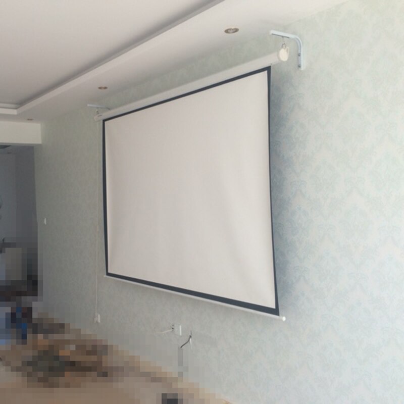 Bracket Projection Screen Hanger 90 Degrees Adjustable Ceiling Mount For HD Projector Screens L Shape Holder