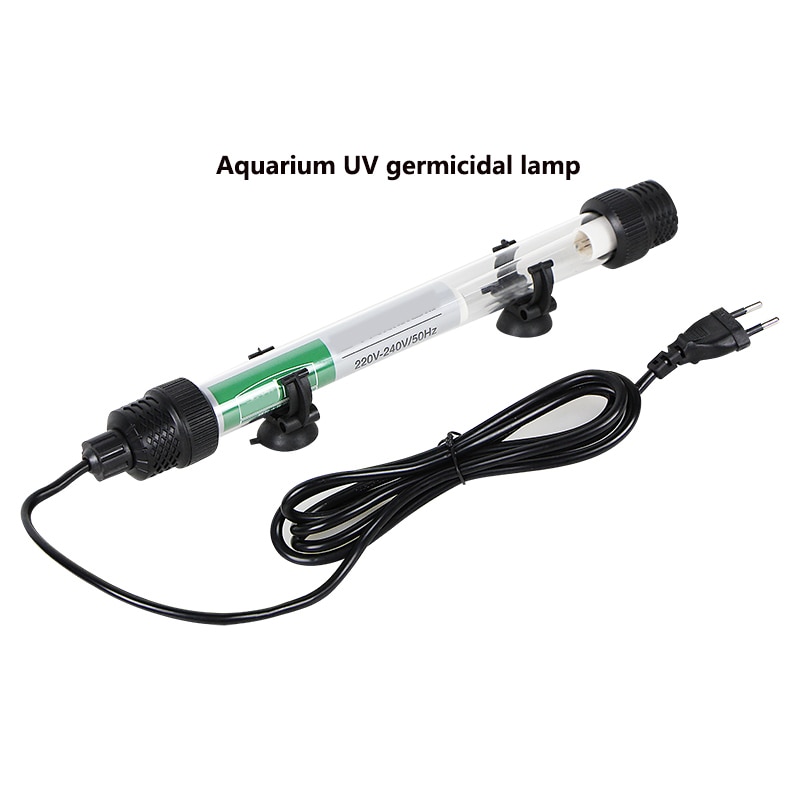 4W Aquarium Uv Kiemdodende Lamp Uv Kiemdodende Lamp Dompelpomp Vijver Aquarium Licht Desinfectie