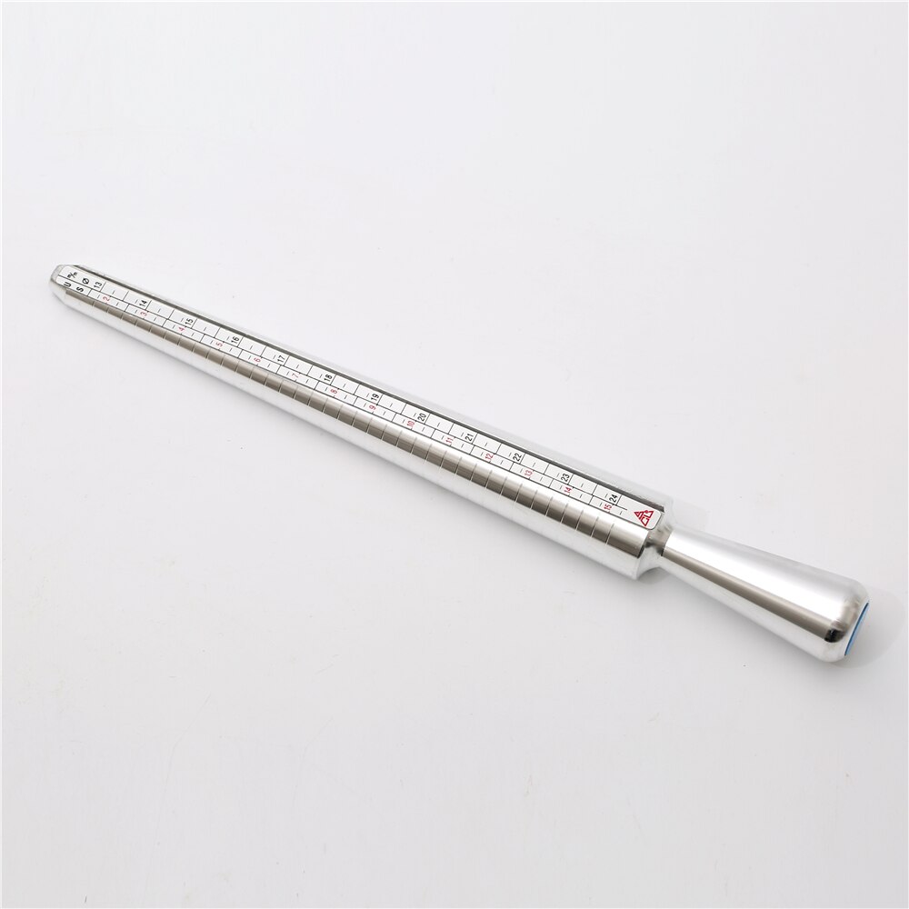 1pcs Measuring Gauge Finger Ring ​US Size Chart Metal Stick Sizer For DIY Jewelry Measurement Tools Set: Measuring Stick