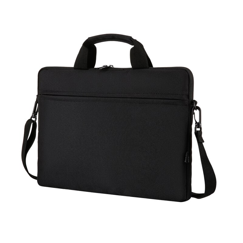 Torba na laptopa torba ochronna na ramię torba na Macbook pro13 14 15.6 pokrywa powietrzna do torebki HP ASUS Acer Lenovo Dell: Black / 15.6 - 16 Inch
