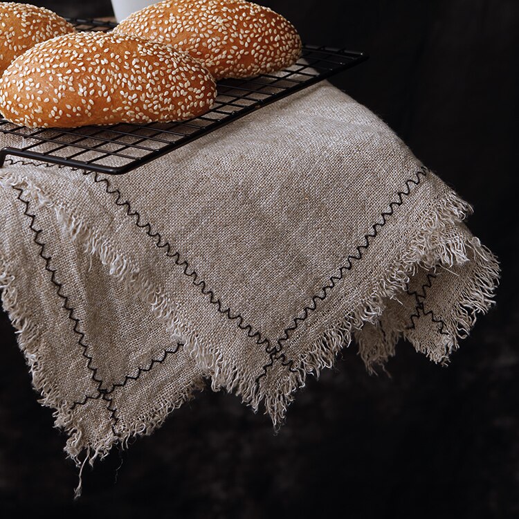 Food Photography Background Wrinkle Bump Texture Cotton Cloth Fotografia Fine Photo Shooting for Baking Bread Drink Salad Steak: A1  50x33cm