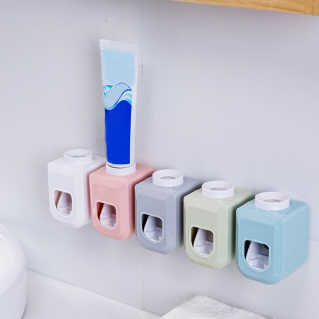 1pc Automatic Toothpaste Dispenser Wall Mounted To... – Vicedeal