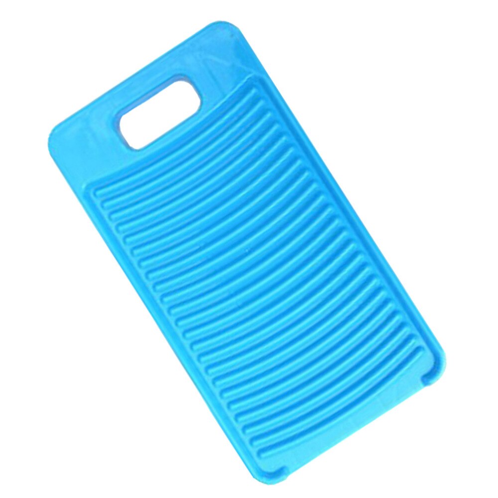 Non-slip Washing Washboard Home Washing Scrubbing Board Laundry Washboard for Home (Blue)