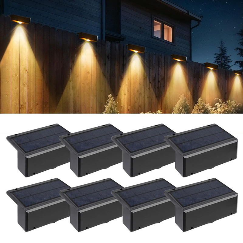 LED-wandlampen op zonne-energie Buiten draadloze lampen op zonne-energie IP65 Waterdicht zonne-heklicht Decoratief voor tuin Balkon Yard: Roze