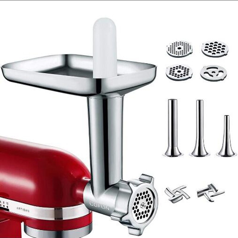 Kitchenaid 8- deler pasta ovn sett tilbehør kjøttkvern, blender tilbehør til kitchenaid stativ miksere sjokolade blanding