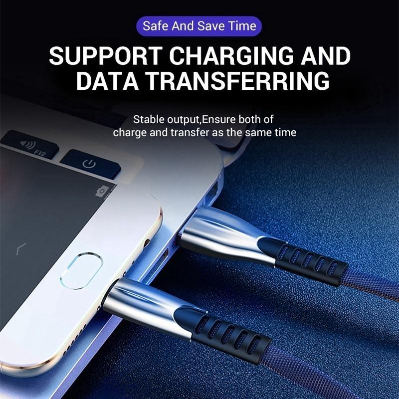 5A USB Tipo-C Veloce di Ricarica di Sincronizzazione di Dati del Cavo Micro USB Per Samsung S10 S9 S8 + S7 S6 bordo Nota 4 5 8 9 10 Pro In Lega di Zinco Cavo